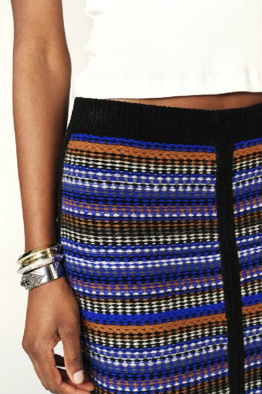 ba&sh Flame Skirt in Blue