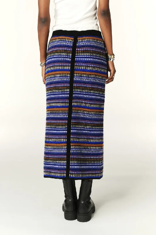 ba&sh Flame Skirt in Blue