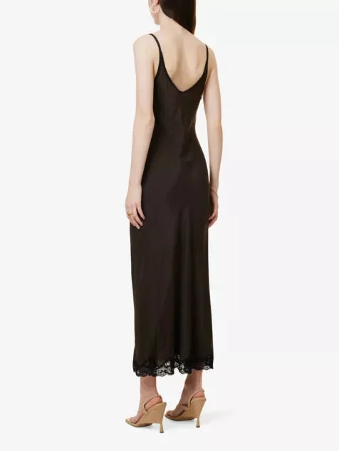 Bec + Bridge Deja Vous Slip Dress  - Chocolate