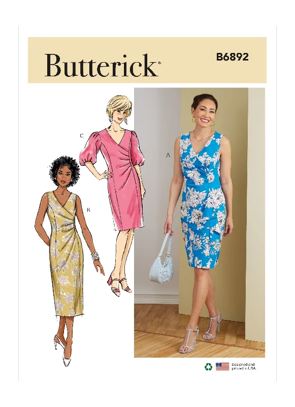 Butterick sewing pattern 6892 Misses' Dress