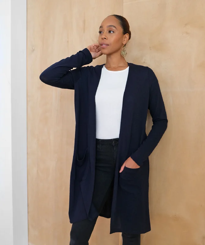 CORA cardigan in Navy