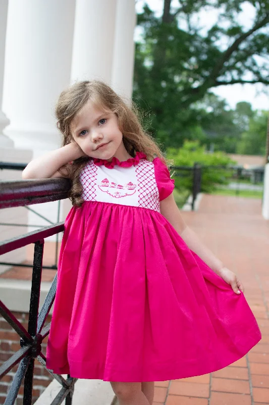 Hot pink Tea Party Dress