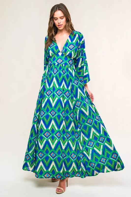 LOVELY DAY WOVEN MAXI DRESS