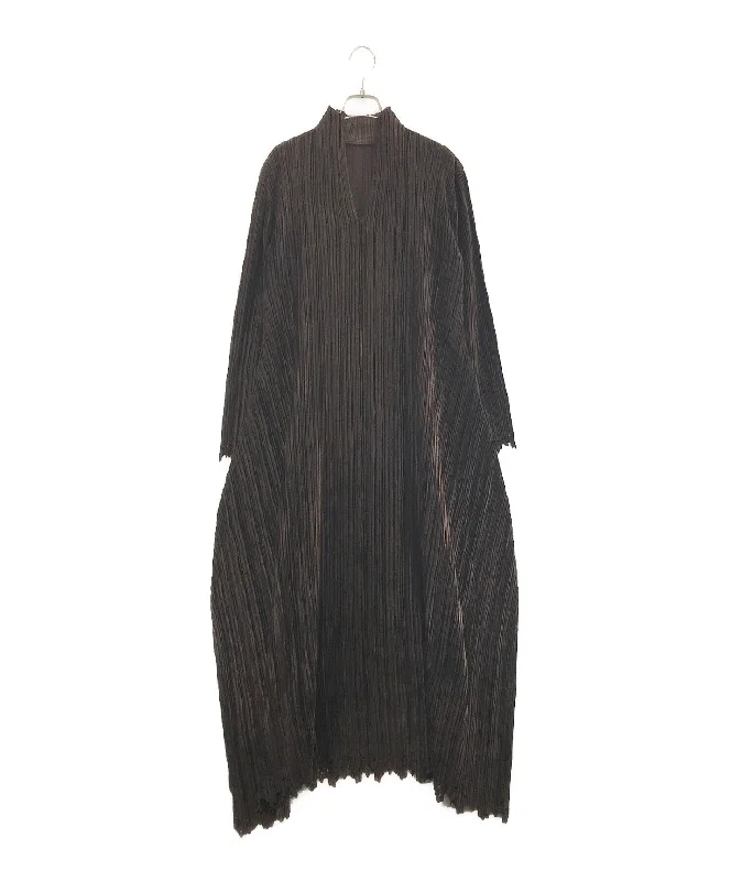 [Pre-owned] ISSEY MIYAKE Velour Pleated Dress IM04FH939