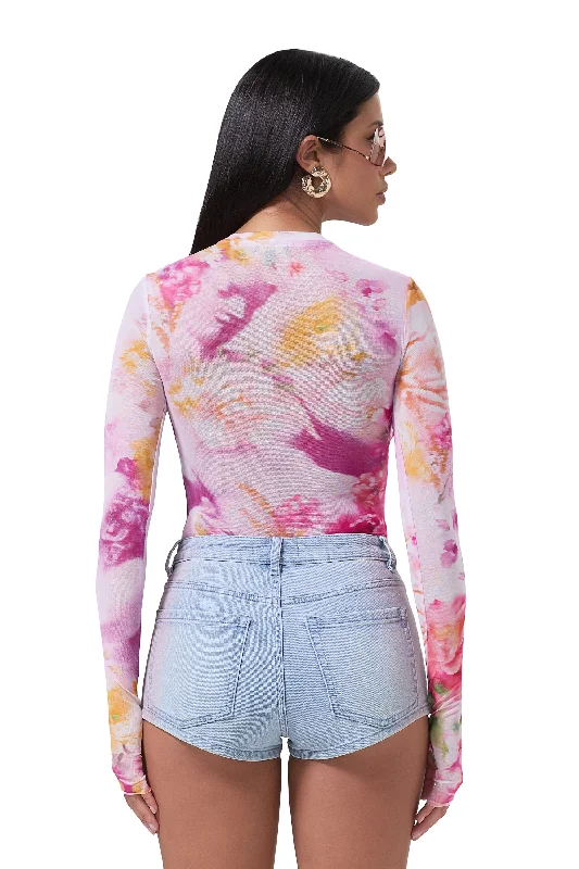 Kaylee Top - Floral Portrait