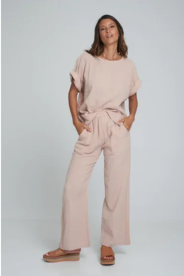 Lilya Bubble Pant - Rose Nectar