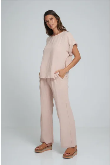 Lilya Bubble Pant - Rose Nectar