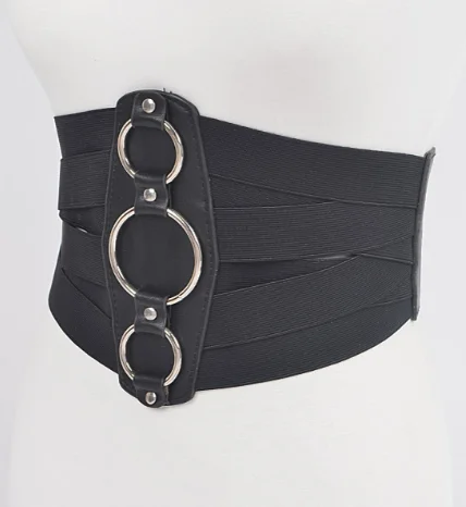 O Ring High Waisted Corset Belt