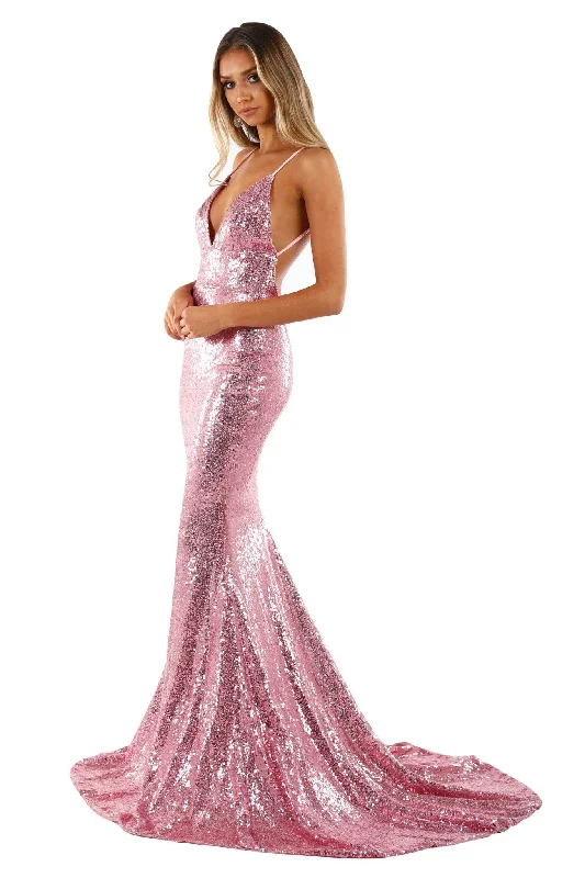 Roselle Gown - Pink Orchid