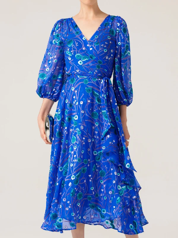 SACHA DRAKE BOWERBIRD WRAP DRESS