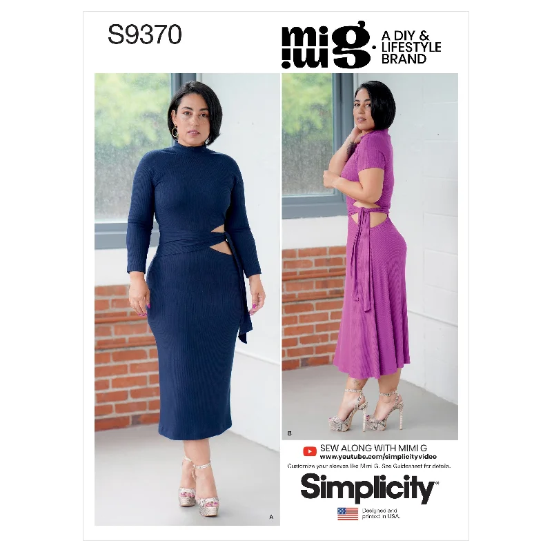 Simplicity Sewing Pattern 9370 Misses' Knit Dress