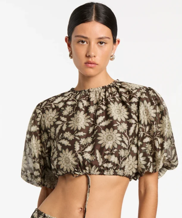 SIR. Xanita Puff Sleeve Crop