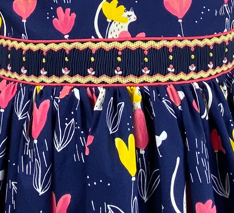 Tulips, Cats and Chicks Pinafore Dress and Shirt