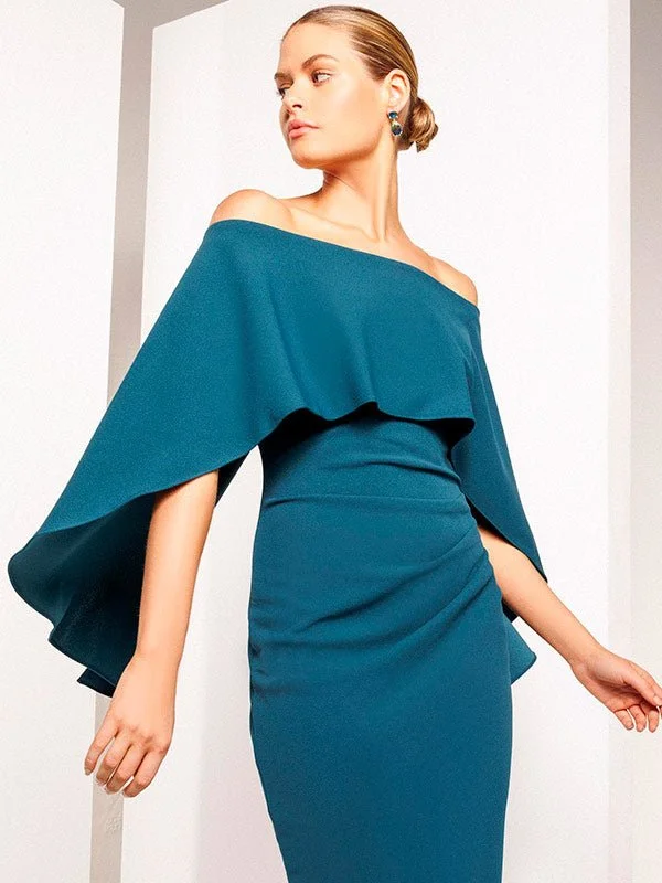 Aerin Emerald Crepe Dress