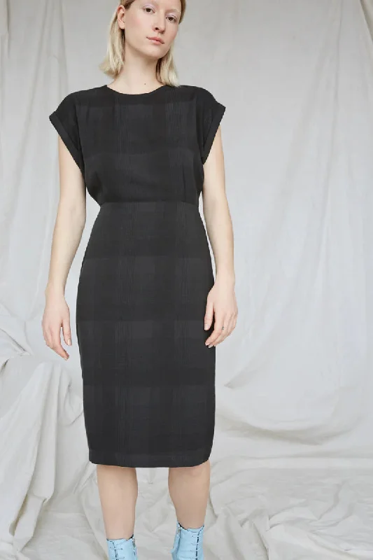 Eve Gravel Rio Dress - Black Plaid (Online Exclusive)