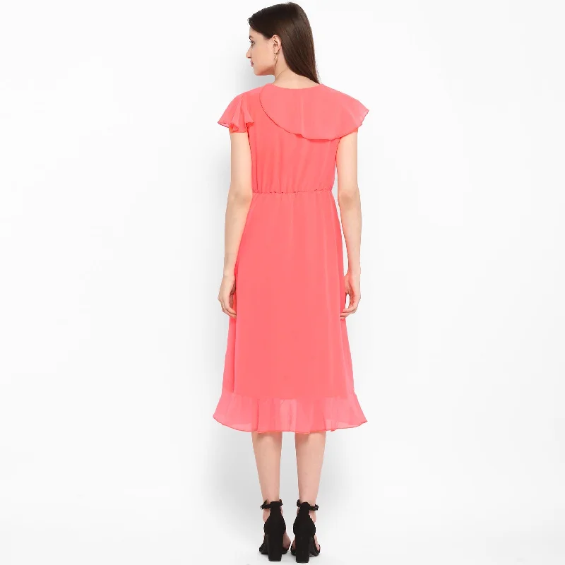 M / Coral Pink / Polyester