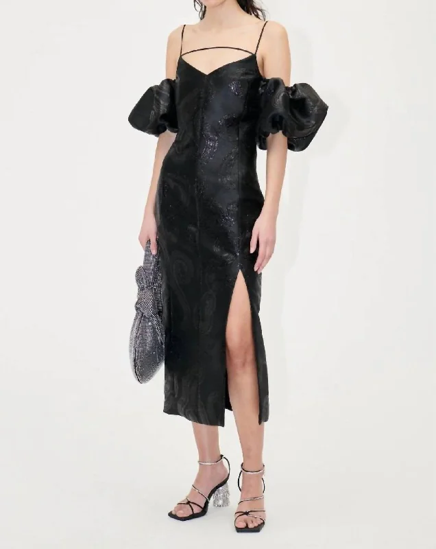 Ditta Dress In Black A-line unclassified dresses
