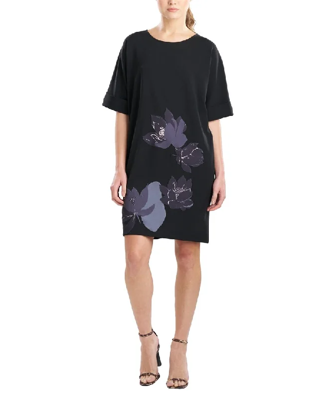 Natori Sold Knit Crepe Dress Knitted unclassified dresses